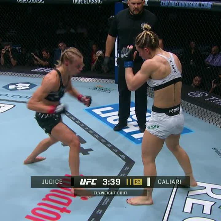 CARLI JUDICE WITH THE HOMETOWN KO 👏 Watch #UFC318 TONIGHT AT 10 PM ET on ESPN+ PPV ➡️