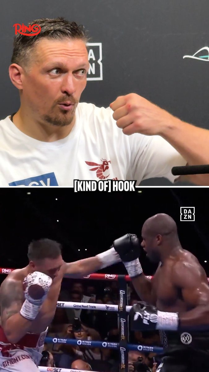 Oleksandr Usyk on the left hook that knocked out Daniel Dubois, that he has named "Ivan" 🤣 👊