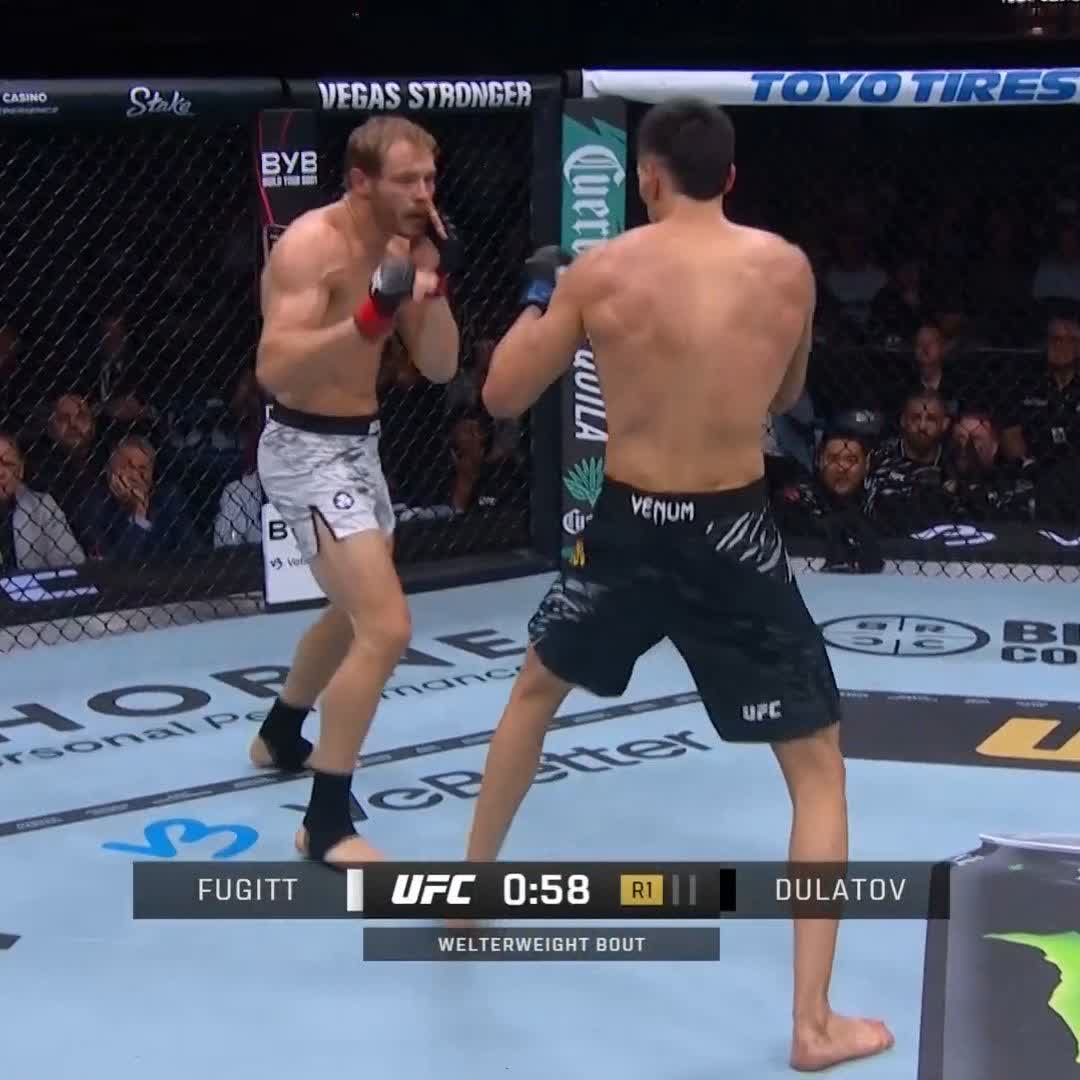 🚨 Islam Dulatov 🇩🇪 réussit ses débuts à l’UFC et s’impose par KO au 1er round !