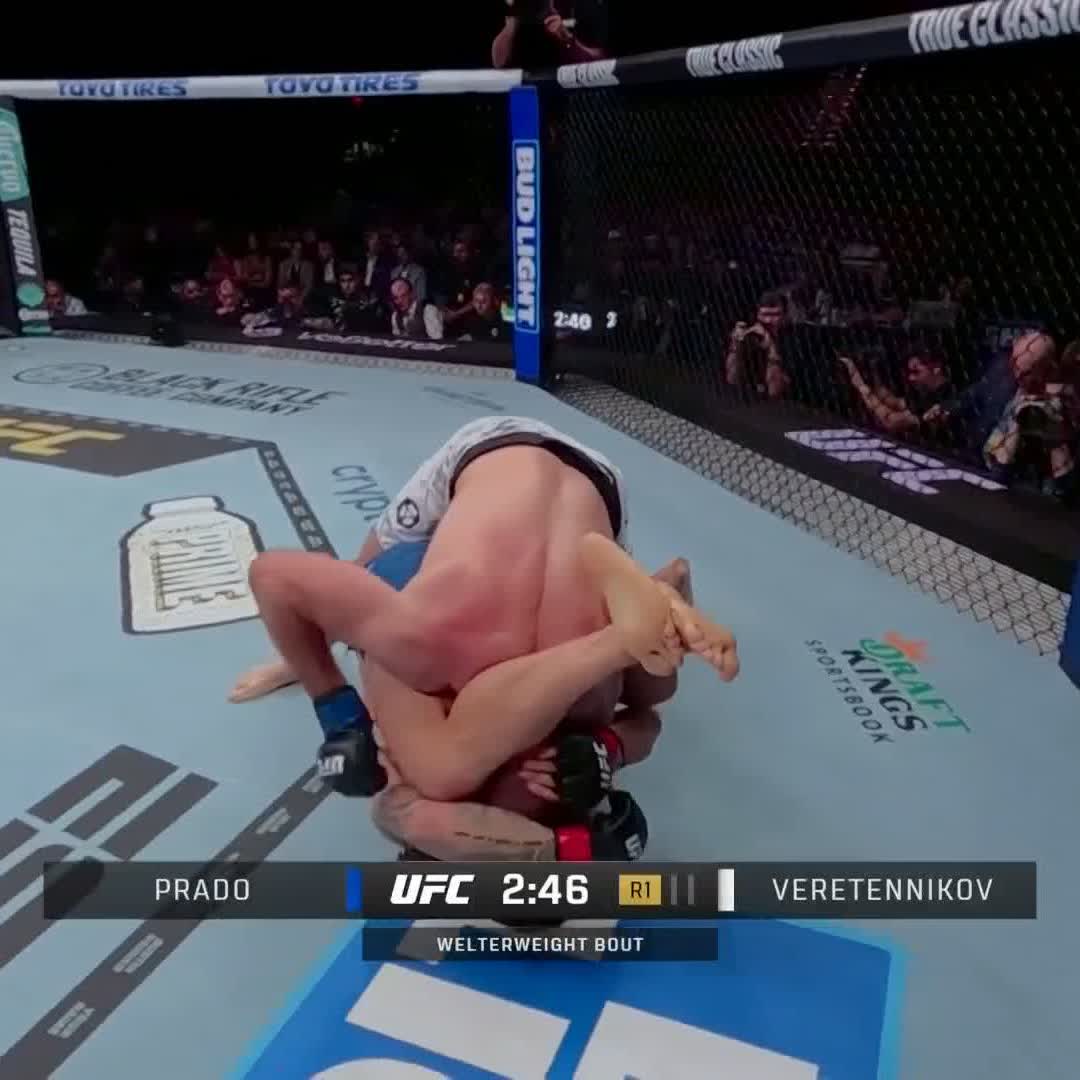 GOING FOR THE SLAM EARLY 🤯 [ #UFC318 | Nikolay Veretennikov ]