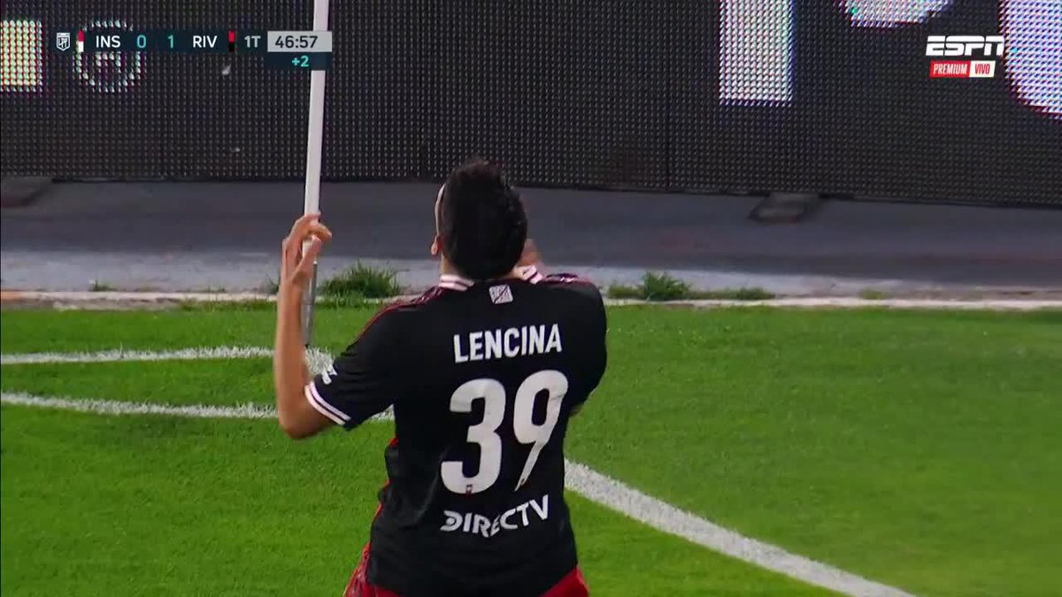 El River de los pibes. Un equipo con mejores intenciones en comparación de los partidos pasados. Mucho de Maxi Salas en este segundo gol, a toda potencia. Buena asistencia de Colidio y la definición de Lencina. Merecido 2 a 0 de River contra Instituto.