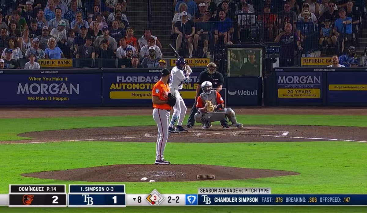 CHANDLER SIMPSON EXTENDS HIS HITTING STREAK TO 18 GAMES AND HE’S HYPED❗️