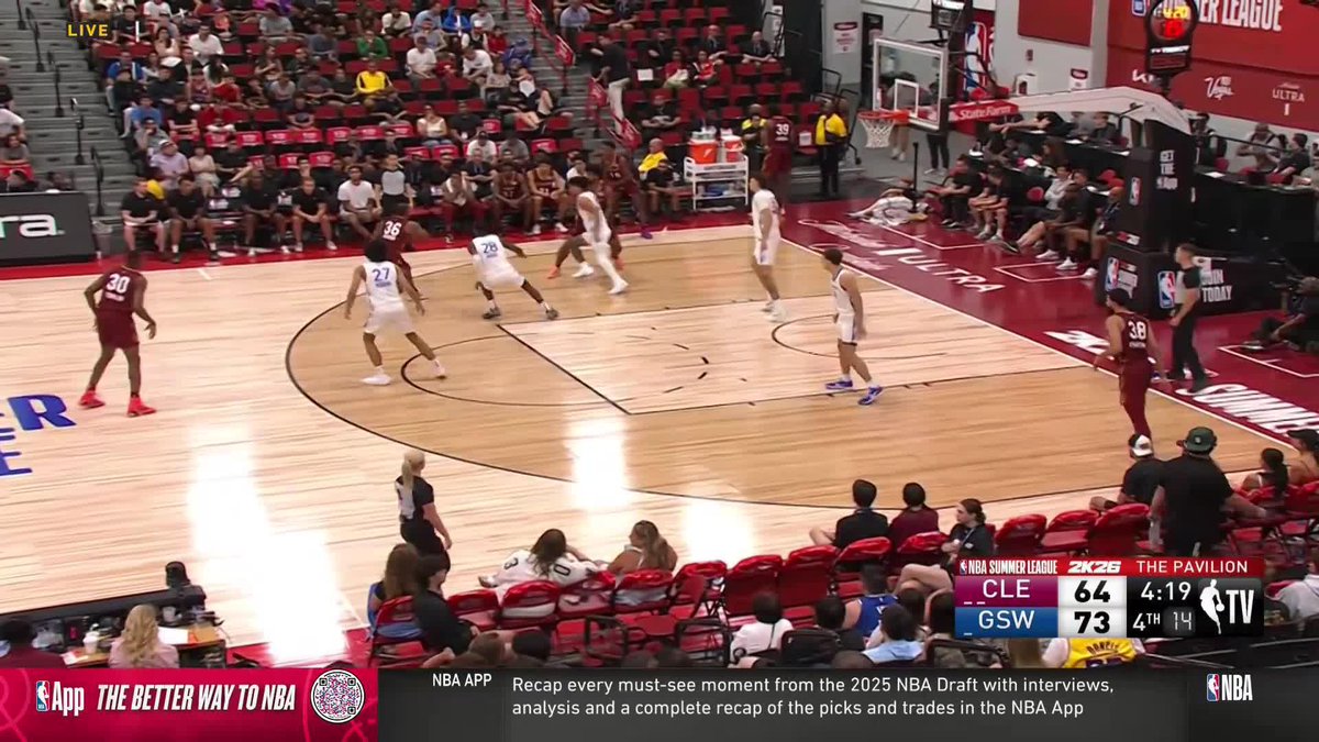 Jaxson Robinson knocks down the corner triple and Cleveland is right back in this one 🍿