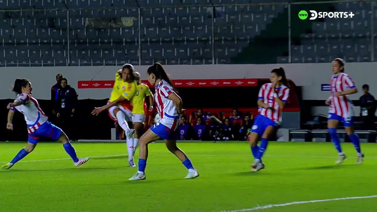 #GOL ๐จ๐ด | ยกGoooooooooool de Colombia! 65โ Colombia ๐จ๐ด 2-1 Paraguay ๐ต๐พ Con gol de Mayra Ramรญrez , la selecciรณn toma la ventaja del partido y se acerca a sus 3 primeros puntos. ยกVamos Colombia ๐๐๐โค๏ธโ๐ฅ!