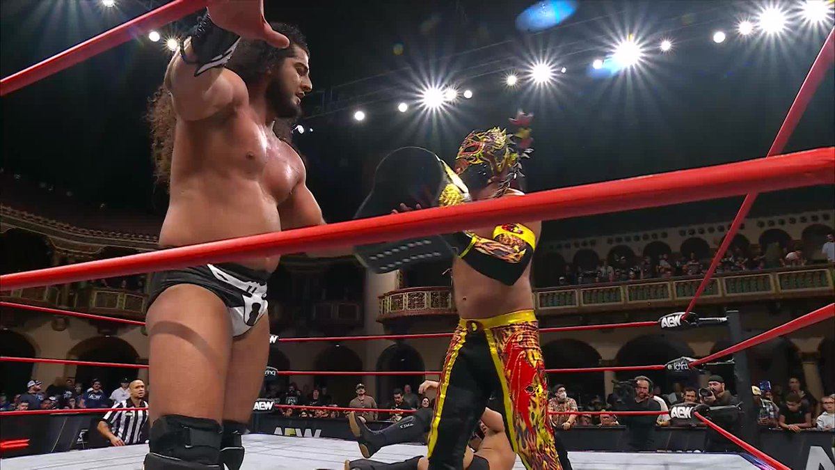 RUSH beats Shibata. Before Hobbs makes the save. We are 100% getting LFI vs The Opps for the Trios titles very soon.