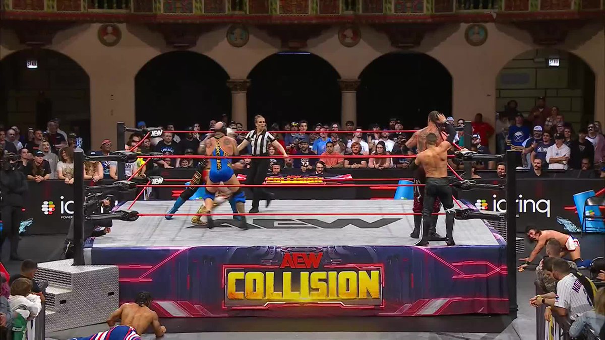 .The Invisible Hand Family has singled out Mascara Dorada CMLL! Watch #AEWCollision on TNT & HBO Max