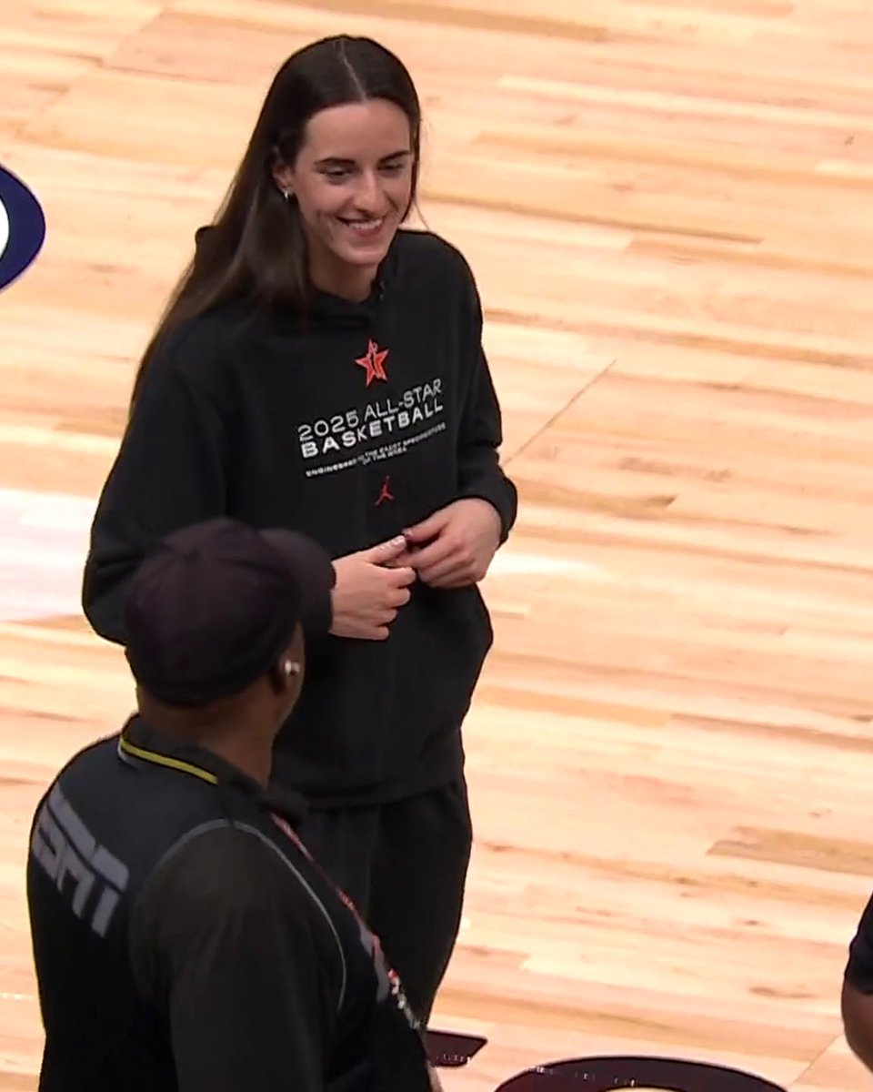 Caitlin Clark in coach mode is too funny 😅 #WNBAAllStar