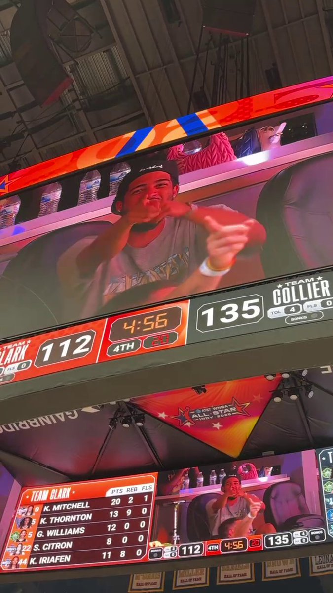 What the Haliburton?!? 🔵🟡 Tyrese Haliburton in the building for the #WNBAAllStar game 🌟