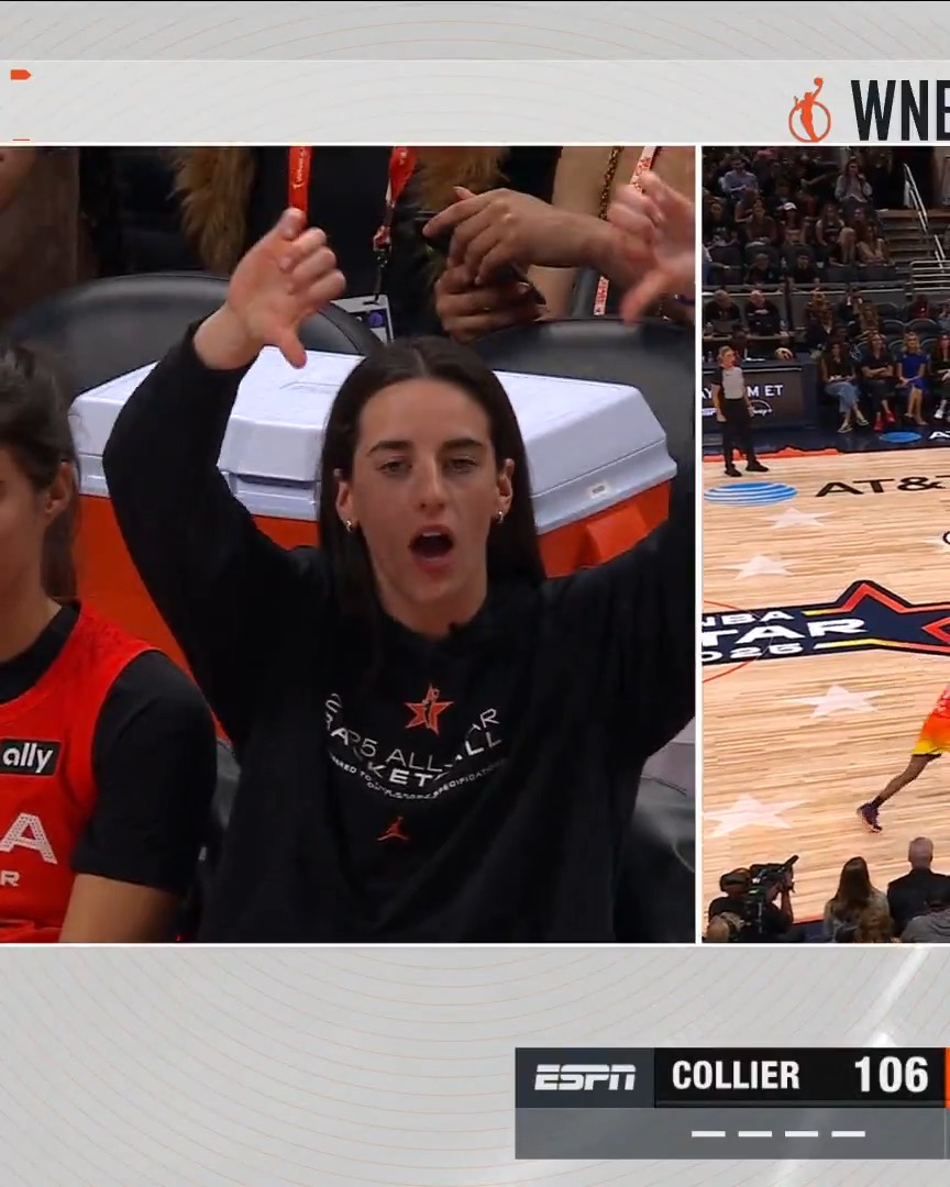 Caitlin drew up a play then booed her team when they missed the shot 🤣