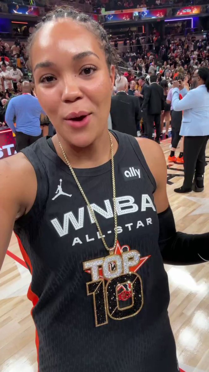 Napheesa Collier. MVP. 🏆 Your AT&amp;T WNBA All-Star MVP rocking the #SCTop10 chain 🥶