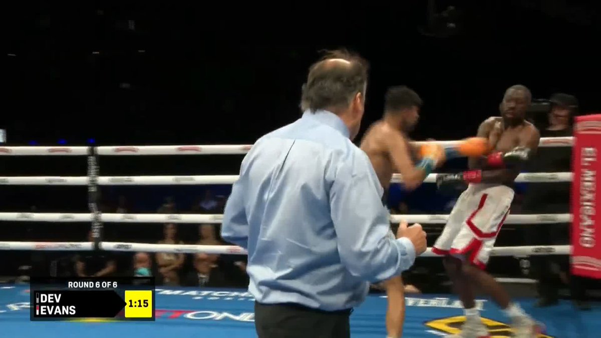 🚨 NISHANT DEV BEATS EVANS OF USA! 🔥 India's Nishant registered 3rd Professional Win via Technical Knockout in the 6th Round! 💪 It's 3-0 for Nishant in Pro Career, Well Done 👏