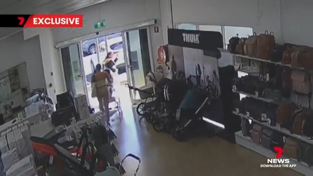 A pregnant woman has been caught stealing a $2,500 pram in CCTV footage Why did she do it?