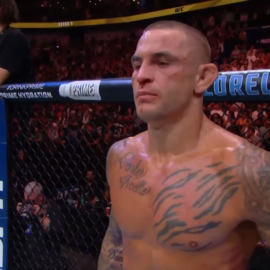 Fighting for the BMF for a reason 😮‍💨 5 more minutes remain! [ #UFC318 ]