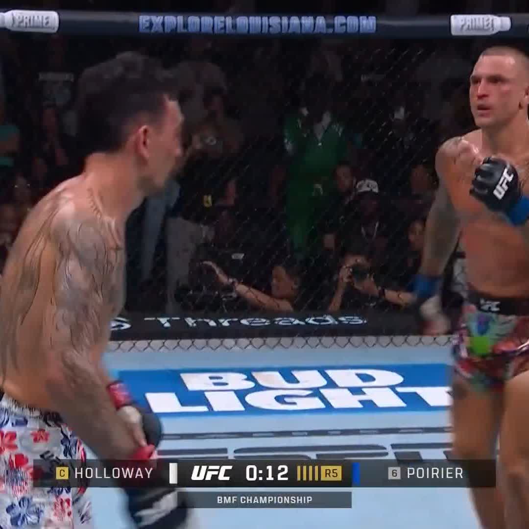 FOREVER LINKED 🤝 Max Holloway & The Diamond go the distance at #UFC318!