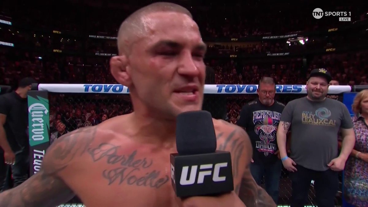 Dustin Poirier is officially retired 🫡 #UFC318