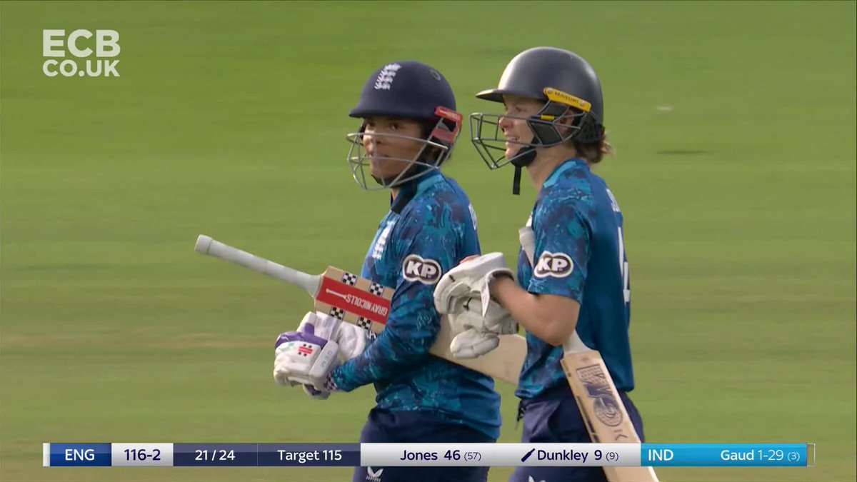 We beat the rain ☔ To claim victory over India! 🙌 We now head to a decider! 💪 2nd ODI highlights here 👇