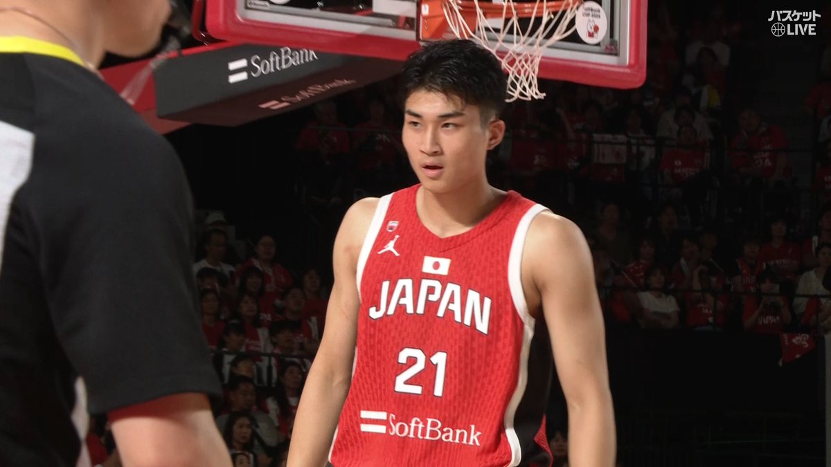 #湧川颯斗 高身長PGの長所を活かす💫 リバウンドで攻守に貢献💪 🏀#SoftBankカップ 2025(千葉大会)🏆 #バスケットボール #男子日本代表 🇯🇵#日本 vs #デンマーク🇩🇰 ▶️視聴はコチラ #バスケットLIVE ライブ/見逃し配信中📡 #AkatsukiJapan 日本バスケットボール協会(JBA) バスケットボール日本代表