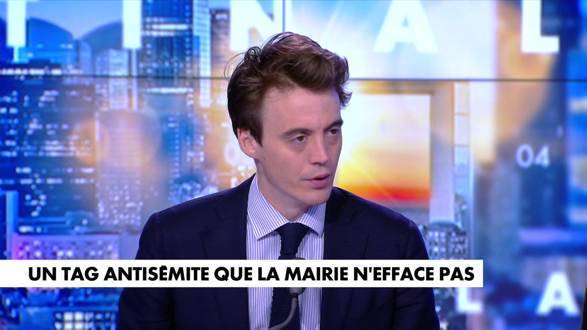 Amaury Bucco sur le tag antisémite à Trappes : «Le propriétaire est totalement d'accord pour que le mur soit repeint, mais la mairie ne l'a contacté que pour porter plainte pas pour le repeindre» dans #LaMatinaleEte