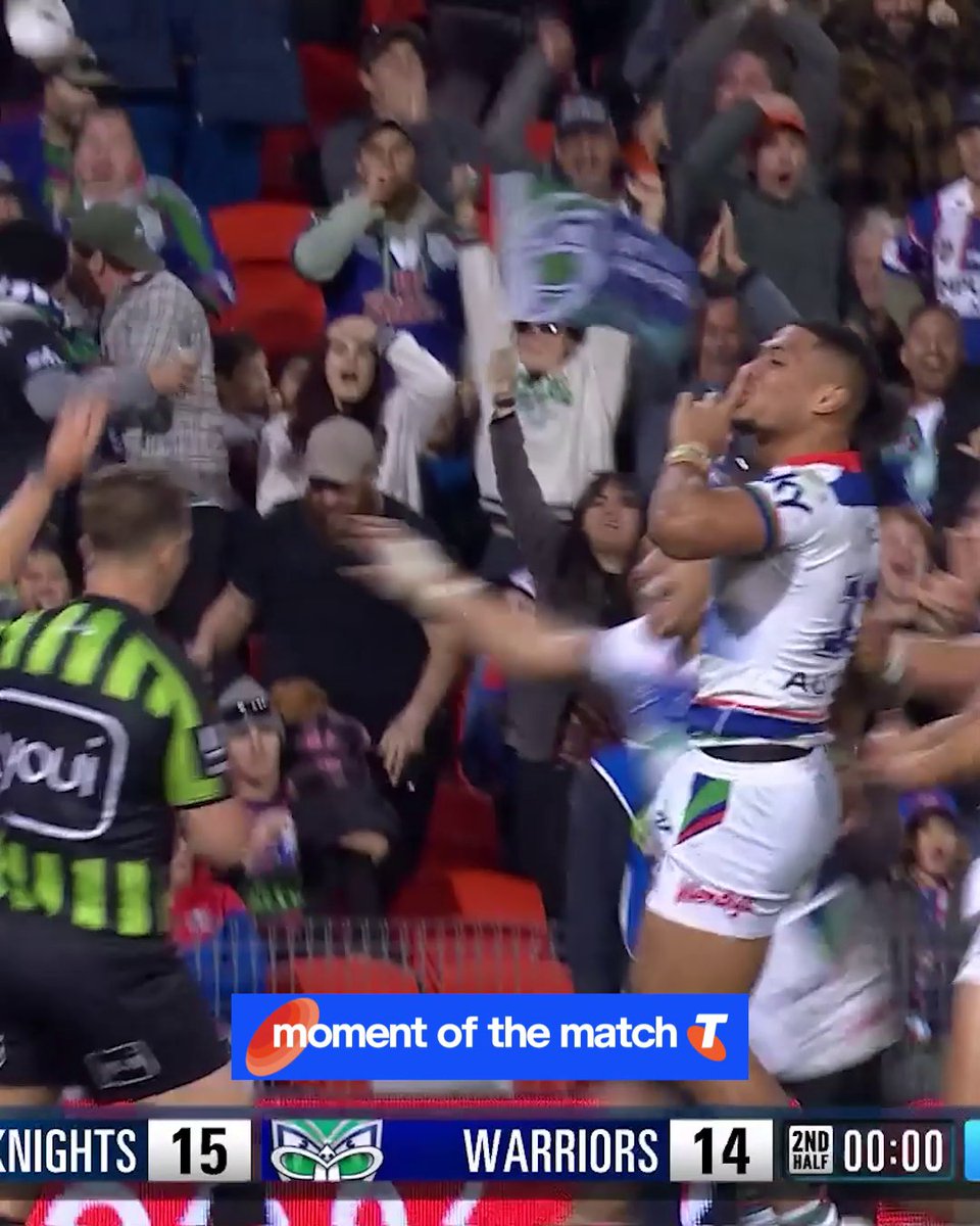 WARRIORS WIN IT 🤯 Telstra Moment of the Match