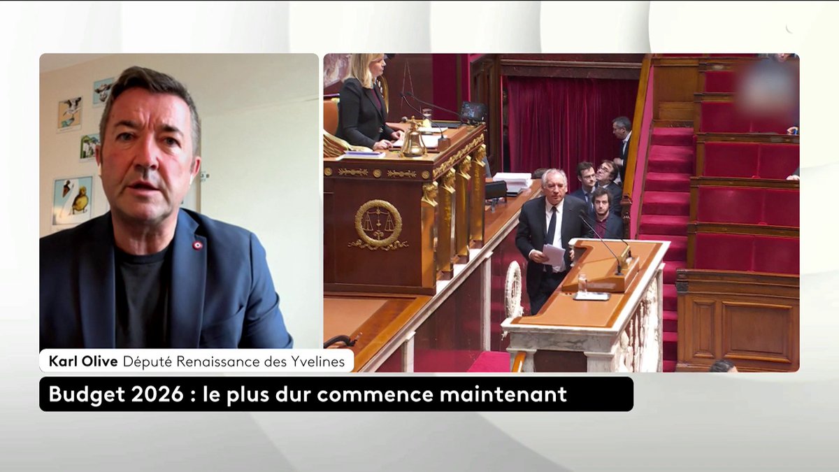 🔴 DIRECT - 🗣 "Il me semble que les ultra-capitalistes, les ultra-aisés peuvent faire un effort." - Karl Olive, député Renaissance à propos des orientations budgétaires annoncées par François Bayrou. #canal16