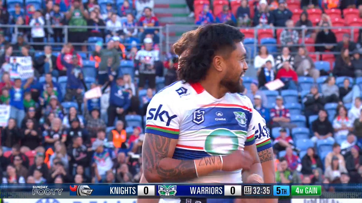 Watch all the highlights as the Knights take on the Warriors in Round 20! 🎥