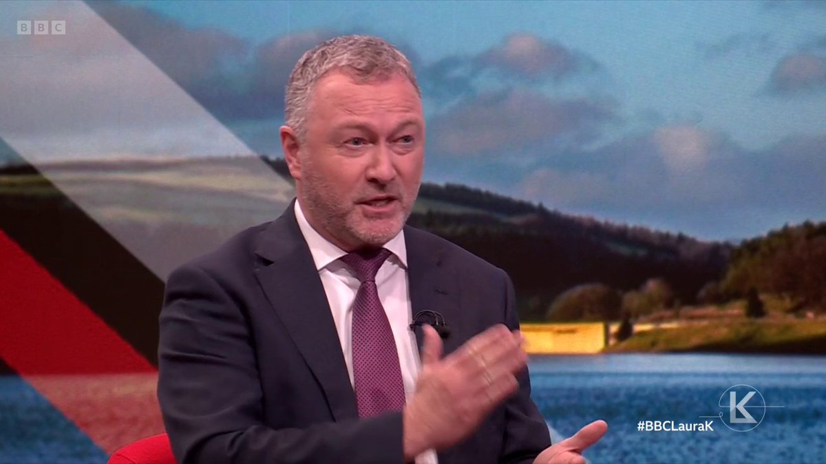 "You have just put your job on the line because you believe you can get it done?" #BBCLauraK asks Environment Secretary Steve Reed about targets for improving water supplies "It should be, shouldn't it?" replies Reed