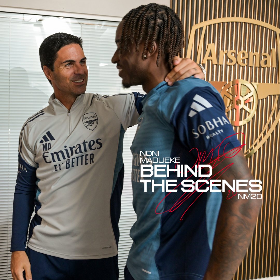 A special welcome letter from Dec ❤️ Time to go behind-the-scenes of Noni Madueke’s first day as an Arsenal player 📺