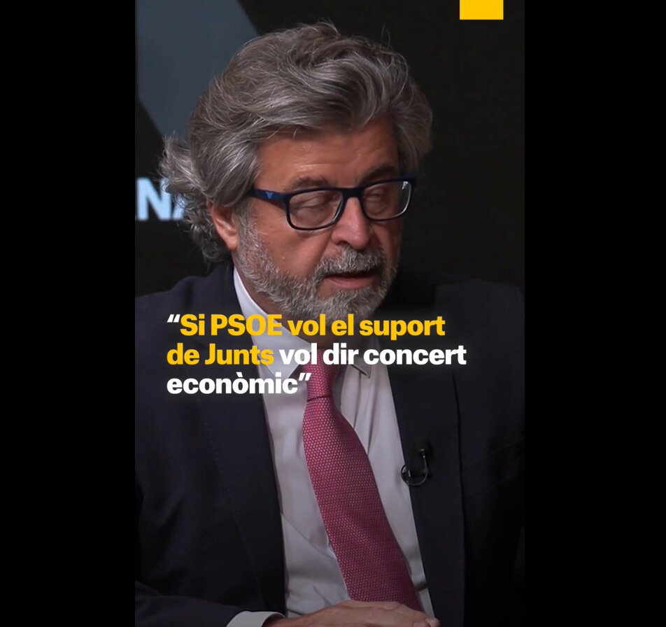 📰 Antoni Castellà #Lleials1O: "Si la solidaritat te la decideixen des de fora se'n diu espoli. Si volen obrir la carpeta del finançament, Catalunya ha de tenir el concert econòmic. Si no, ho deixem córrer" 📌 Llegeix l'entrevista a ElNacional.cat: