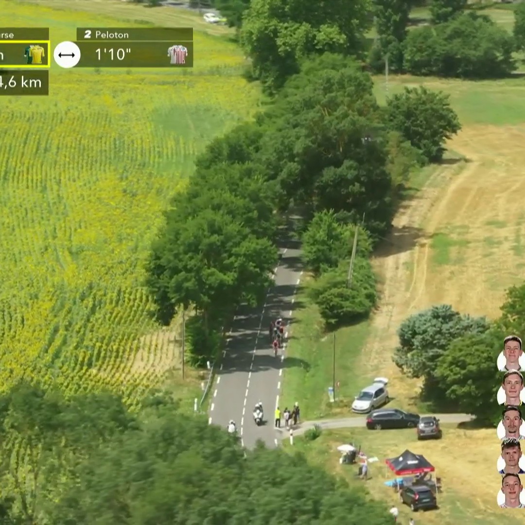 After another crash, Tadej Pogacar waits up to return the favour to Jonas Vingegaard and his other GC rivals ❤️