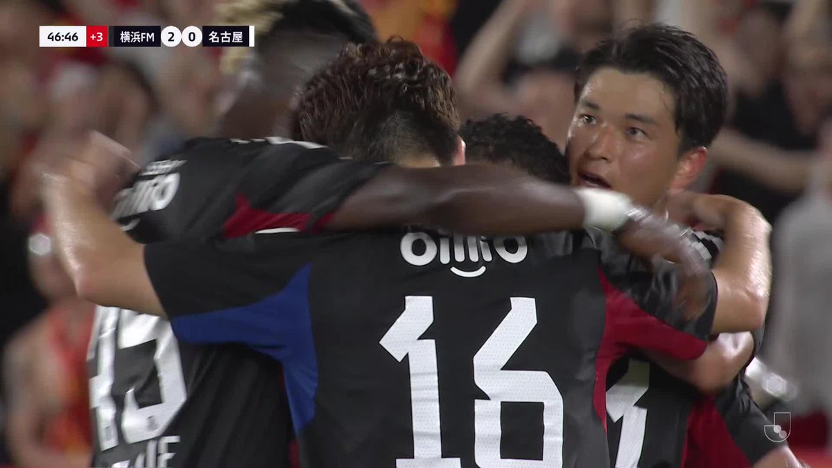 🎦 ゴール動画 🏆 明治安田J1リーグ 第24節 🆚 横浜FMvs名古屋 🔢 2-0 ⌚️ 45+2分 ⚽️ ヤン マテウス(横浜FM) #Jリーグ