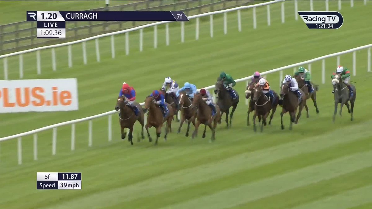 A sweet debut! Sugar Island (Dubawi) digs deep to land the The Curragh Racecourse opener, the Sycamore Lodge Equine Hospital Irish Stallion Farms Fillies Maiden for Aidan O'Brien and Ryan Moore ๐ด๐ต Ballydoyle Racing | Coolmore