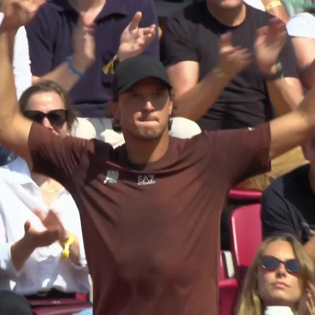 Darderi has come to play! 🔥 Luciano Darderi #NordeaOpen