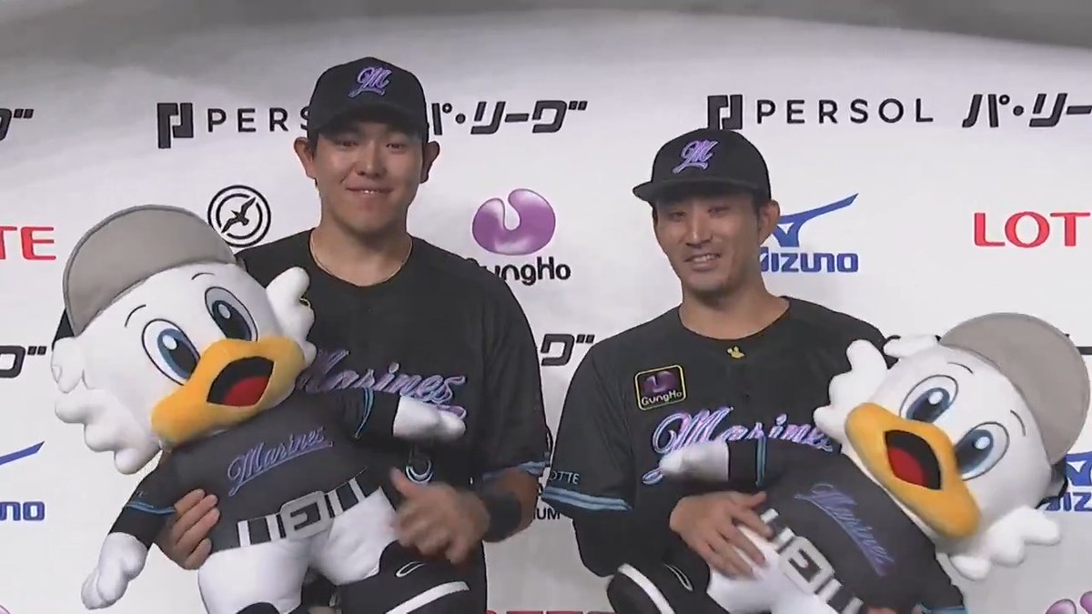 ／ 7/20 ヒーローインタビュー⚾️ ＼ 千葉ロッテ 安田尚憲 選手 小島和哉 投手✨