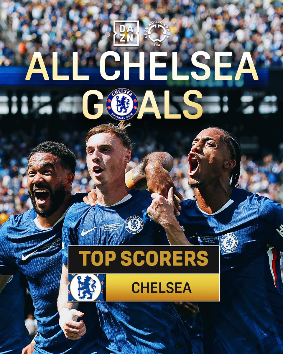 ⚽️ 𝐄𝐕𝐄𝐑𝐘 Club World Cup goal from top scorers & tournament winners, Chelsea! 🏆🦁 GLOBAL HOME OF FOOTBALL | Live All Summer Long | | #FIFACWC #TakeItToTheWorld