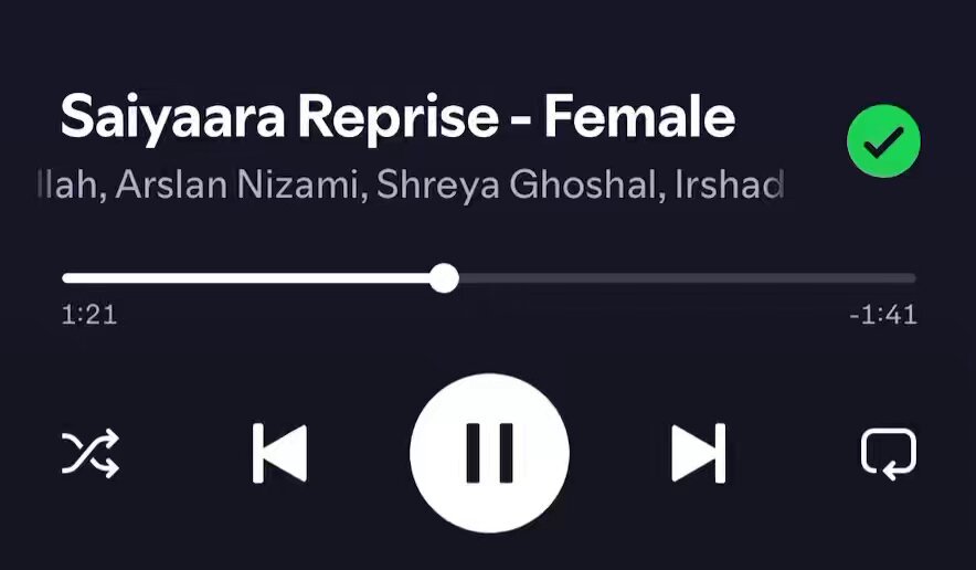I am not consuming this song at the moment, it is consuming me
