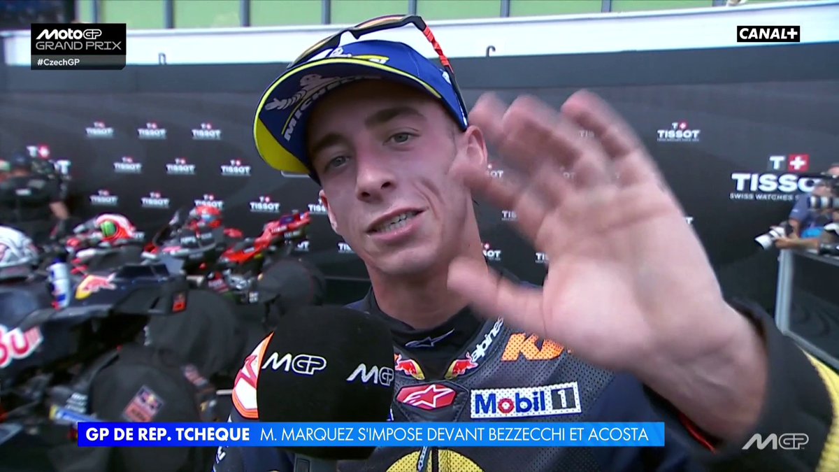 🗣️ "Je remercie toute l'équipe !" Le debrief de Pedro Acosta après son premier podium de la saison 🤩🇪🇸 #CzechGP | #MotoGP