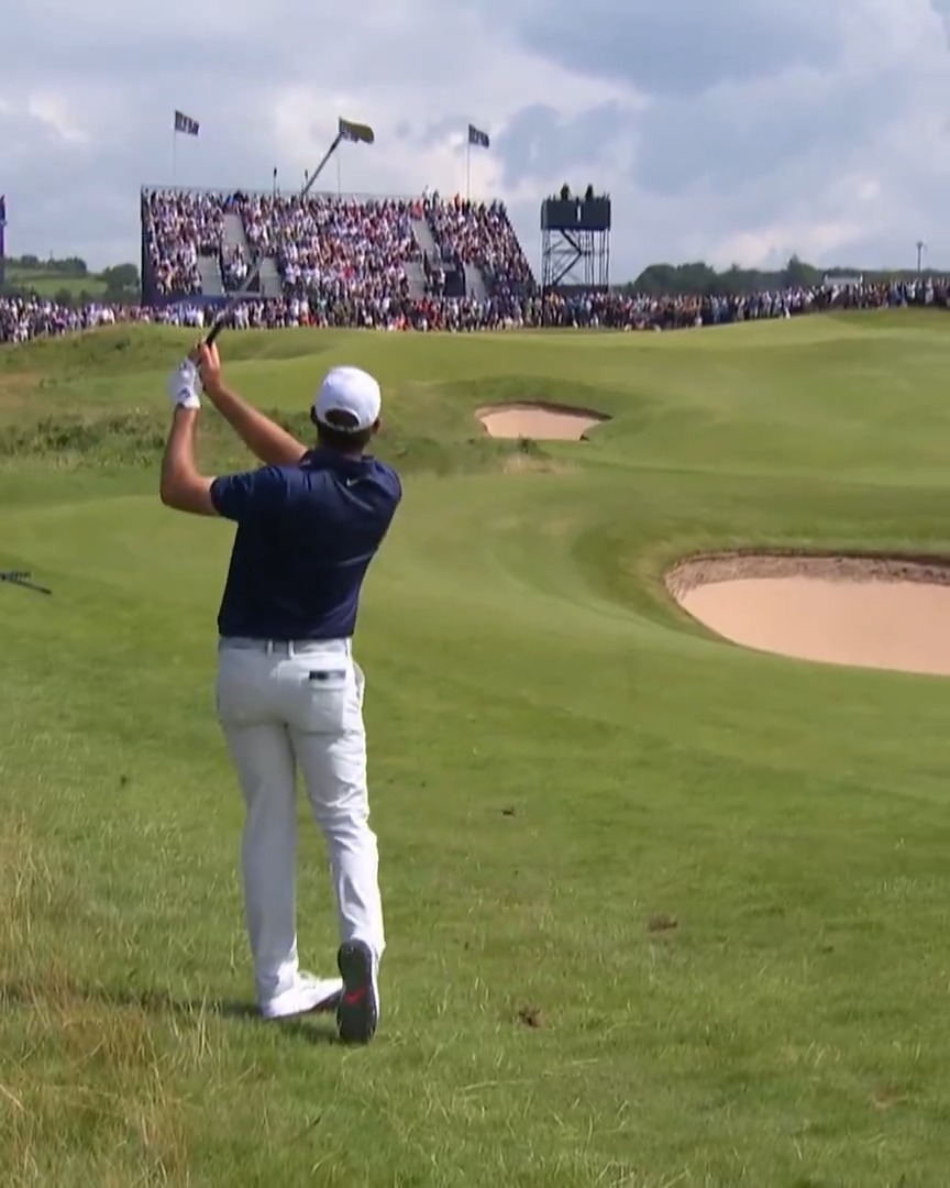 One hole, one birdie. A statement start for Scottie Scheffler. 📺 Watch The Open on NBC