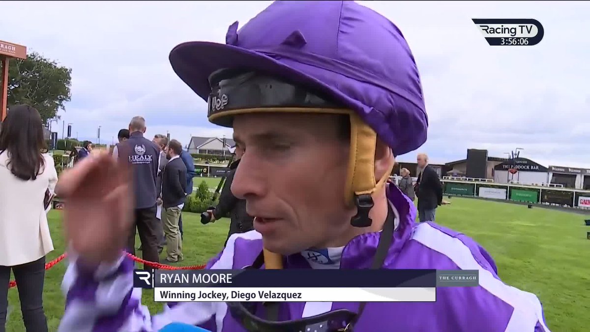 🗣️ "He's uncomplicated and he tries hard." Ryan Moore on "lovely horse" Diego Velazquez, winner of the Romanised Minstrel Stakes The Curragh Racecourse 🤩