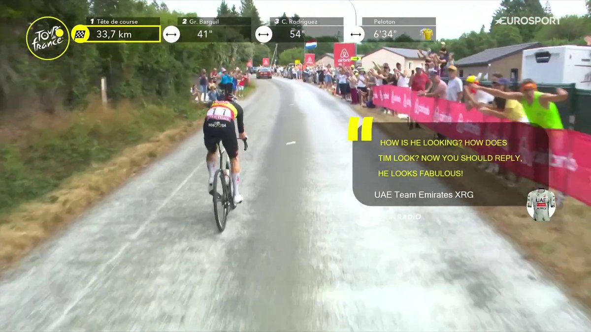 🚴🇫🇷 | Hij was eventjes bergkoning, maar is voor altijd ritwinnaar in de Tour de France. Tim Wellens rondt een fraaie solo af met dagsucces! 🙌🇧🇪 #TourdeFrance 📺 Stream koers op HBO Max