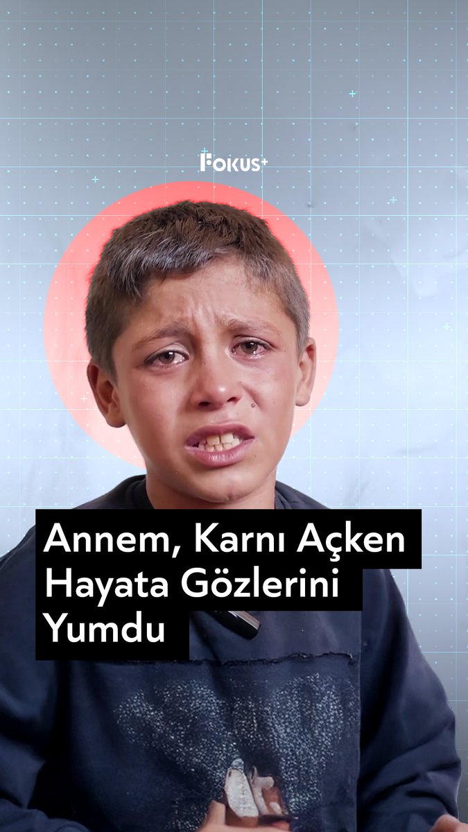 ➕ Annem, Karnı Açken Hayata Gözlerini Yumdu ▪️ Annesi ekmek almaya giderken şehit olan Gazzeli çocuk, yalnızca yemek ve savaşın durmasını istediğini söyledi. ▪️ Acılı çocuk, "annesiz nasıl yaşanır ki?" dedi.