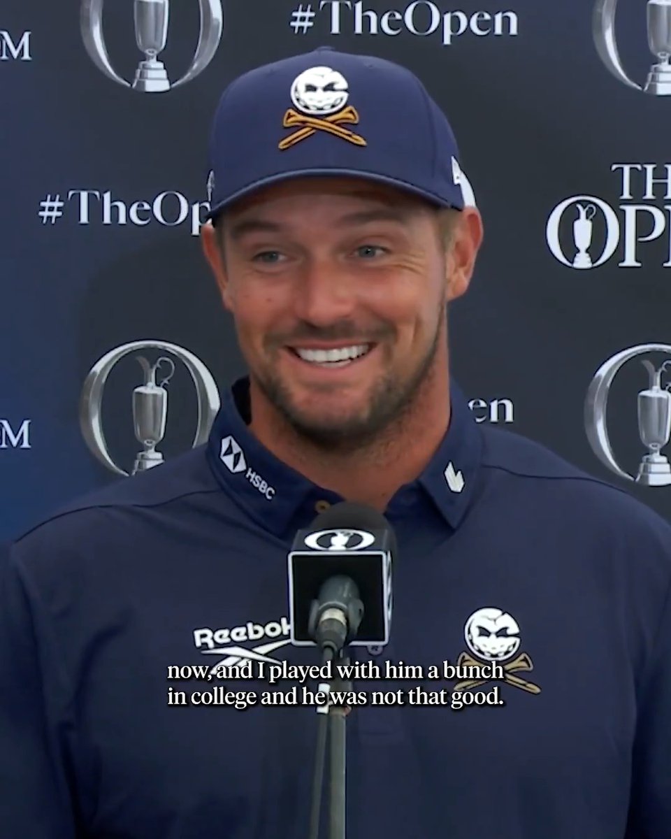 "I played with [Scottie] a bunch in college, and he was not that good, so he's figured out a lot of stuff since then." 😂 Bryson's just as impressed with Scottie Scheffler as the rest of us.