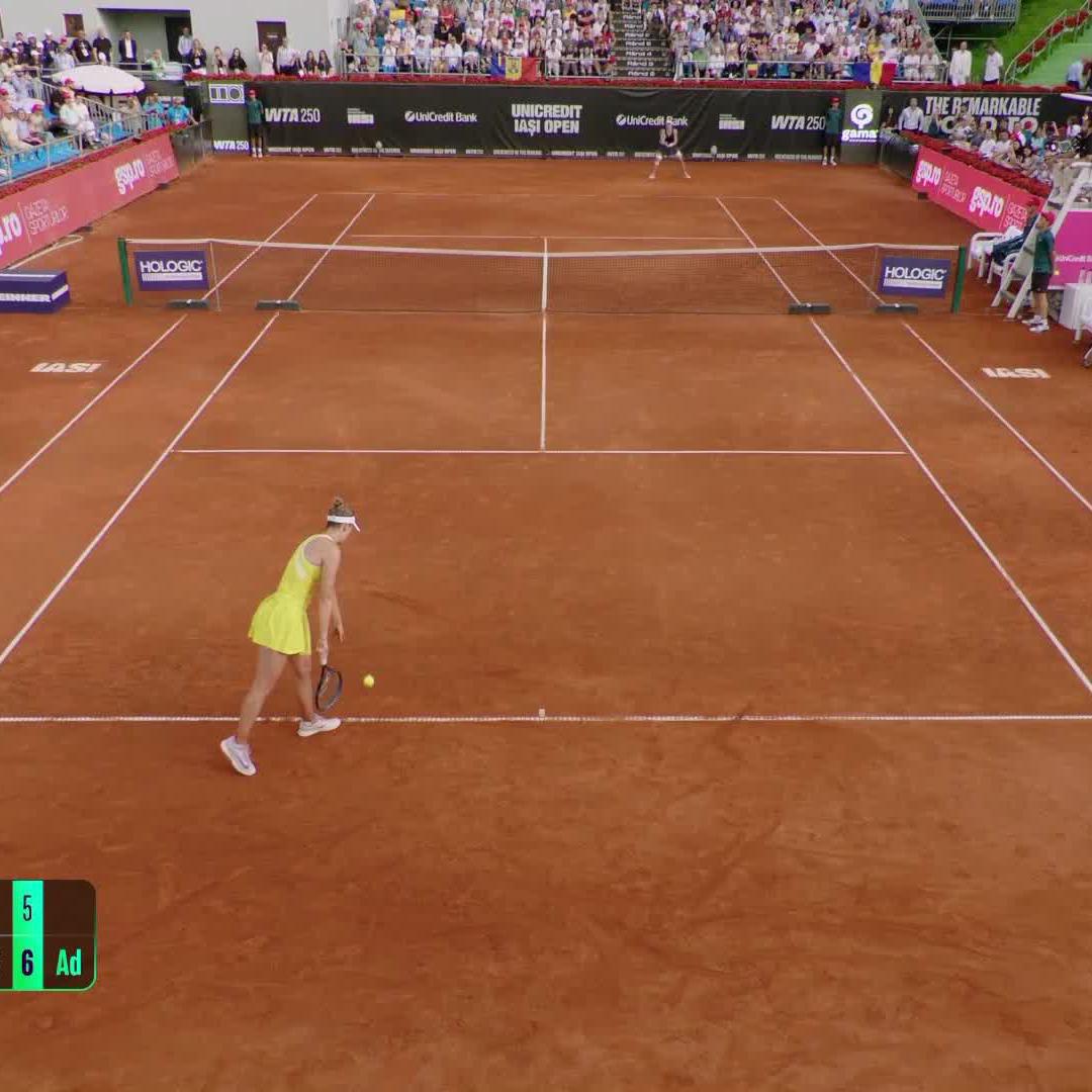 What it means 🫶 Irina-Camelia Begu captures the Iasi title on home soil! #IasiOpen