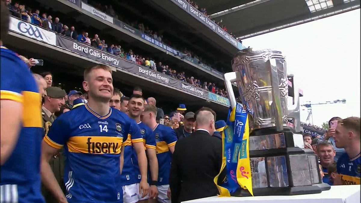 "My mother has probably swallowed her rosary beads and my father has probably the cows milked three times with nervousness. I'm so thrilled for everybody." Tipperary manager Liam Cahill said he never doubted his players, going from a low ebb to glory. #sundaygame