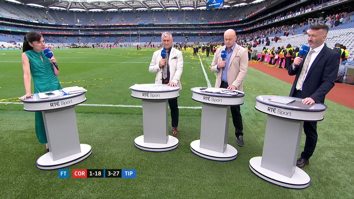 "Say what you like Donal Og, that was a massive underperformance from Cork. They were a shell of themselves." Liam Sheedy gets to the point. #sundaygame