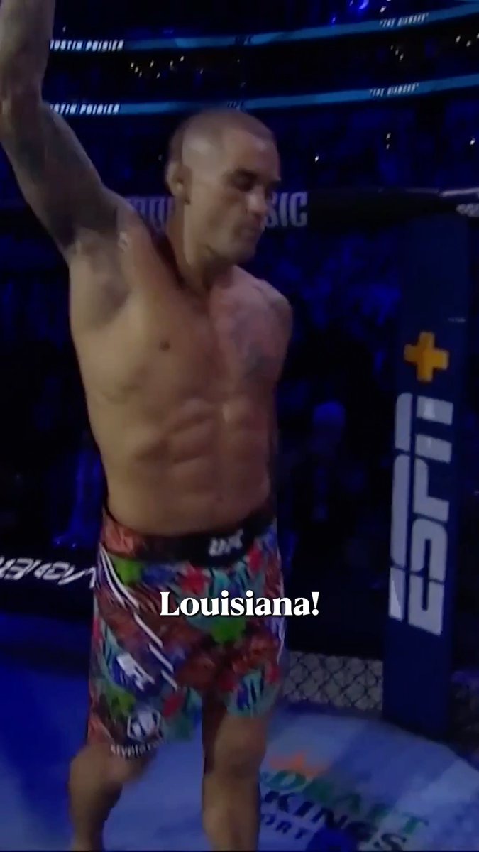 The last time Dustin Poirier was ever introduced in the Octagon… and Bruce Buffer gave him the send-off he deserved 🥹 #UFC318