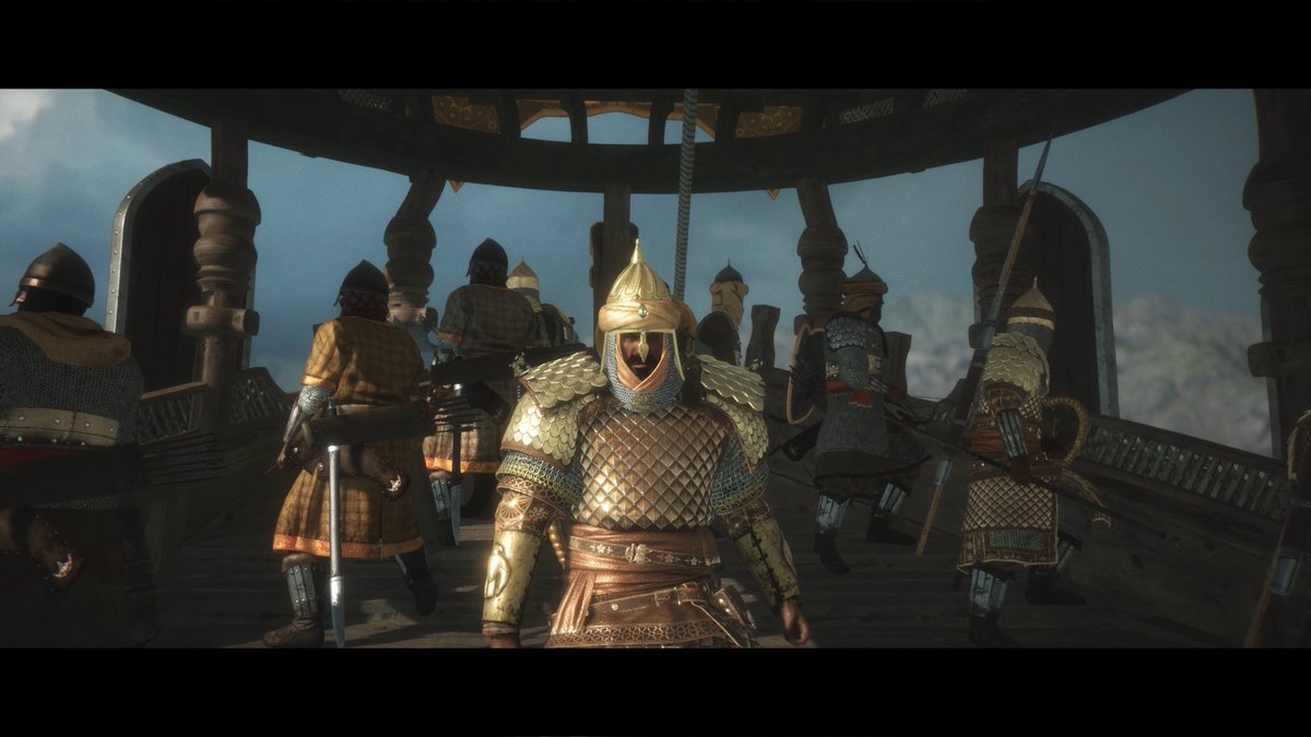 From desert winds to ocean gales - Sultan Unqid brings war wherever he sails. 🔥 #mountandblade #bannerlord #warsails