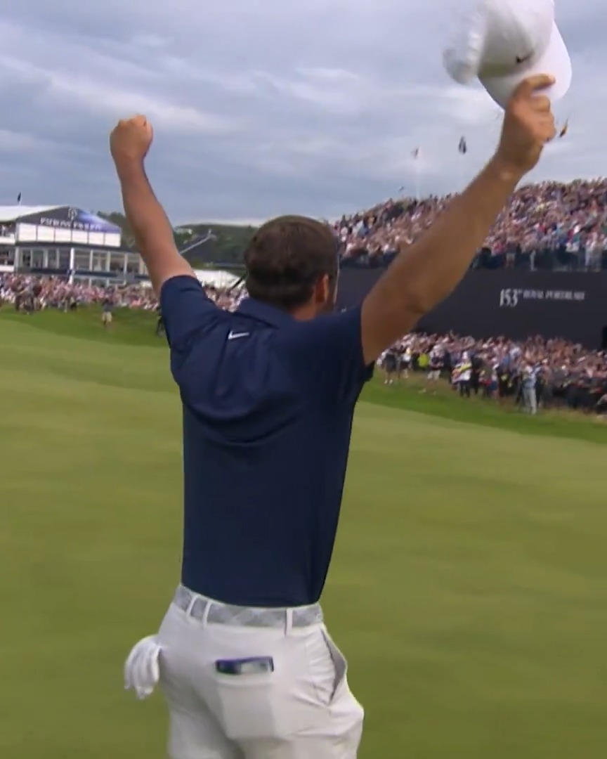 Take it all in, Scottie. You are the Champion Golfer of the Year 🏆