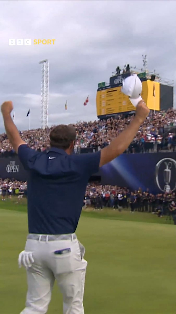 Relive the moment Scottie Scheffler won #TheOpen 🏆