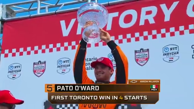 Another trophy for Pato O'Ward.