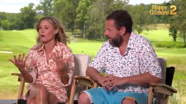 "That kid is jacked and he's a stud, and I'm happy to say he's my fake son. I love my fake son." @adamsandler sings the praises of Maxwell Jacob Friedman™️, who plays Sandler's son in the new #HappyGilmore2, in a recent interview with @chrisvanvliet! (🎥 via Chris Van Vliet)